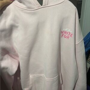 White Fox Boutique Pink Hoodie